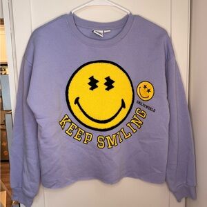 SmileyWorld Kids Purple Sweatshirt